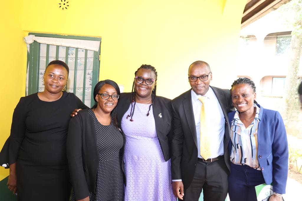 Jacqueline Ingutiah with a group of fellow advocates